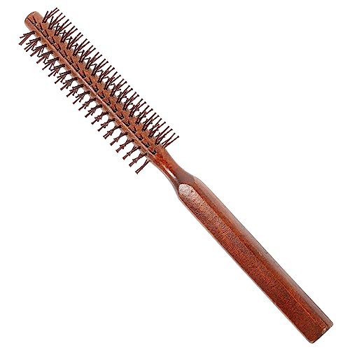 Angoily hölzerner Kamm slico hairbrush Entwirrungsbürste Styling-Volumen-Haarbürste Haarbürste für Kinder Haarbürsten für Männer Haarföhnbürste bequeme Haarbürste Modellieren Lockenkamm von Angoily