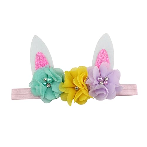 kinder haarschmuck hair accessories for girls Haarband für Party sport haarband sporthaarband elastisches haarband Kopfschmuck für Kinder buntes Stirnband die Blumen schmücken von Angoily