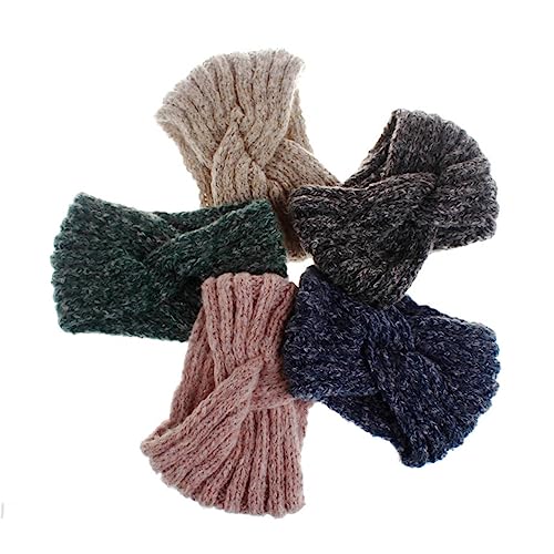 Angoily warmhalte haarband headpiece Ohrenschutz platzsparend weibler weiblichkeit stirntuch headscarf prrety women grün haarschmuck Krawatte Hörmuschel Ohrschützer Heizung Damen Stirnband von Angoily