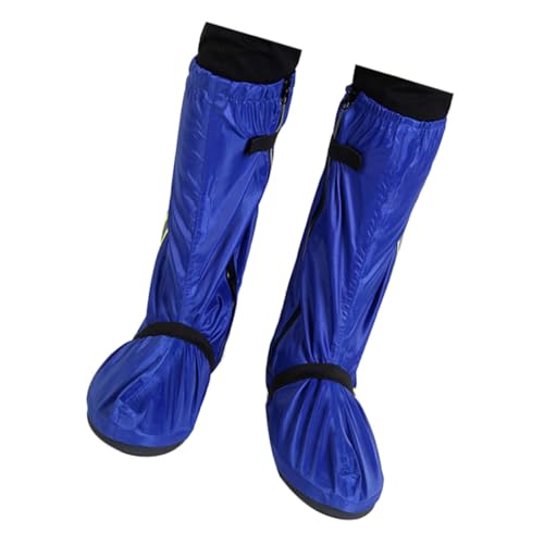 Angoily wasserdichte Oxford Cloth Überschuhe mit Reflektierendem Design Verstellbarem Strapazierfähigem Material für Damen und Herren Schutz vor Regen und Schnee XXL Blau Angoily wasserdichte Oxford Cloth Überschuhe mit Reflektierendem Design Verstellbarem Strapazierfähigem Material für Damen und Herren Schutz vor Regen und Schnee XXL Blau von Angoily