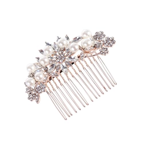 Haarschmuck Für Die Hochzeit Brauthaarkamm Hochzeit Haarspange Haarschmuck Für Die Brautjungfer Braut Haarkamm Haarschmuck Aus Perlen Hochzeit Haarkamm Tiara Zubehör Handbuch Damen von Angoily