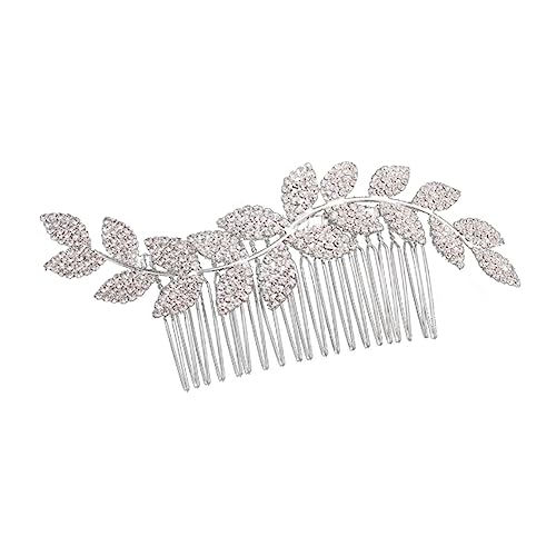 Tiara Haarschmuck Für Die Hochzeit Haarkamm Aus Kristall Brautkamm Braut Seitenkamm Hochzeit Haarkamm Wellig Bankett von Angoily