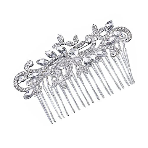 Angoily hochzeitshaar schmuck wedding hair accessories hochzeitsschmuck hochzeits haarschmuck hochzeits schmuck kopfschmuck Strasssteine Kamm Zubehör Kopfbedeckung Braut von Angoily