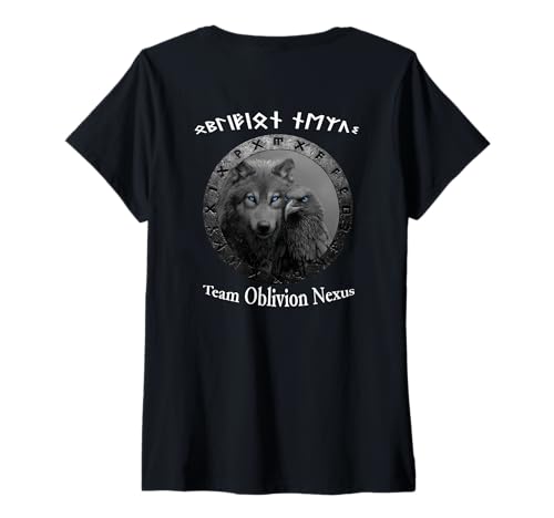 Damen Oblivion Nexus T-Shirt mit V-Ausschnitt Damen Oblivion Nexus T-Shirt mit V-Ausschnitt von AngoraDesign