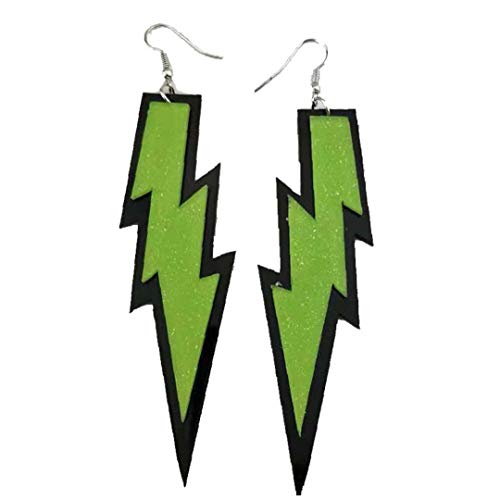 Angoter Blitz Baumeln Ohrringe Einfachen Flash-Ohrringe Partei Acryl Schmuck Für Frauen von Angoter