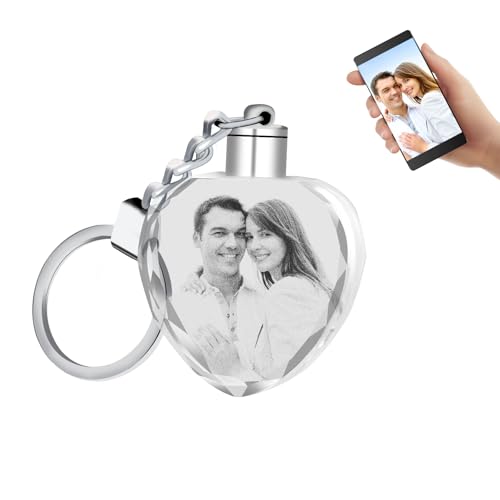 Angry Egg Boy Personalisierter Schlüsselanhänger mit Foto, Schlüsselanhänger mit Gravur Bild, Schlüsselanhänger mit Zeichen in Kristall von Angry Egg Boy