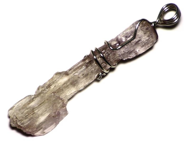 Mehrfarbige Kunzit Halskette | 33 Ct Rohkristall Anhänger, Geschenk Für Sie, Gelbe Rose Kristall Natürliche Scherbe Silber Draht Wickeln von AngryTurtle