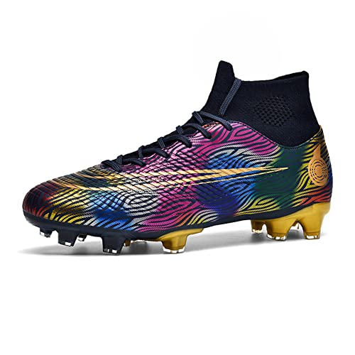 Angugu Womens Football Boots Unisex Fußballschuhe für Männer Jugend Jungen Mädchen Professionelle Spikes Indoor Outdoor Sportwettbewerbstraining von Angugu