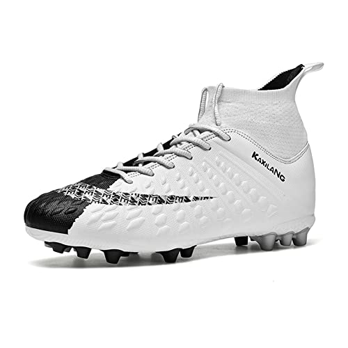 Herren Fußballstiefel Fußballschuhe für Frauen FG High-Top Youth Boys Professionelle Spikes für Indoor Outdoor Sportwettbewerbstraining Turnschuhe Herren Fußballstiefel Fußballschuhe für Frauen FG High-Top Youth Boys Professionelle Spikes für Indoor Outdoor Sportwettbewerbstraining Turnschuhe von Angugu