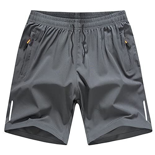 Angxiwan Kurze Hosen Herren Cargo Shorts Locker Sportshorts Schnelltrocknend Trainingshose Stretch Joggingshorts Freizeit Radlerhose Atmungsaktivem Sweatshorts Klassischer Shorts von Angxiwan