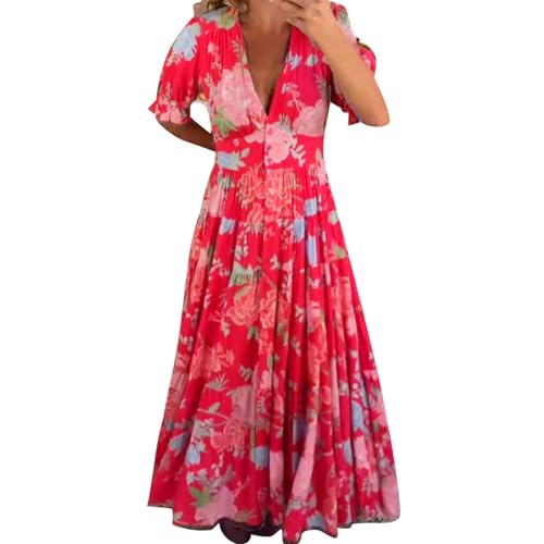 Angxiwan Sommerkleid Damen Boho Bohemien Freizeitkleid Mode Tellerkleid Lose Strandkleid Bunt Boho Kleid Artistic Hemdkleid Plus Siz Kleider Basic Maxikleid Angxiwan Sommerkleid Damen Boho Bohemien Freizeitkleid Mode Tellerkleid Lose Strandkleid Bunt Boho Kleid Artistic Hemdkleid Plus Siz Kleider Basic Maxikleid von Angxiwan