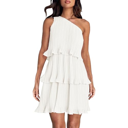 Angxiwan Sommerkleid Damen Lang Blumenmuster Freizeitkleid Atmungsaktiv Bodenlang Strand Kleid Lose Strandkleid Bunt Blumenkleid Lang Regular Leichte Knielang Urlaub Kleider Casual Pin-Up Tunika von Angxiwan