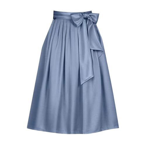 Angxiwan dirndlschürzen Dirndlschürzen Midi Dirndlschürze Einzeln Lang Schürze Für Dirndl Kleid Streifenmuster Trachtenschürze Apron Einfärbig Taftschürze Trachtenmode Dirndl mädchen von Angxiwan