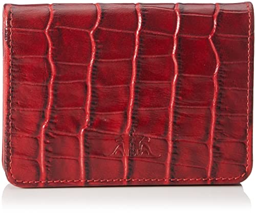 Ani Yuzuk Men's Luis Bi-Fold Wallet, Red, 7 cm x 10 cm x 1.5 cm von Anı Yüzük