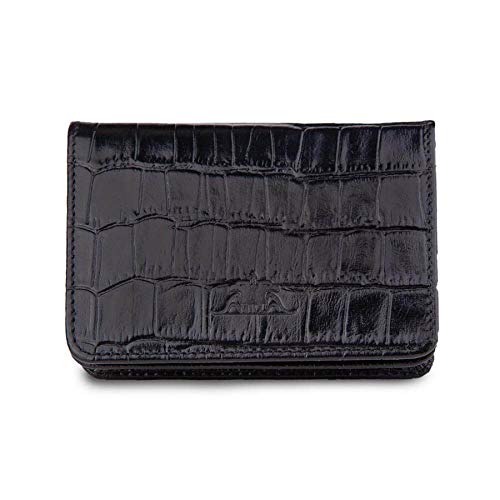 Ani Yuzuk Men's Luis Bi-Fold Wallet, Schwarz von Anı Yüzük