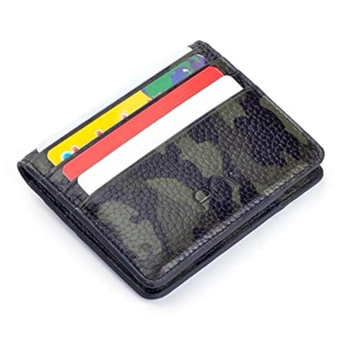 Ani Yuzuk Men's Palermo Bi-Fold Wallet, Dunkelgrün getarnt, 10.5 cm x 8 cm x 1 cm von Anı Yüzük