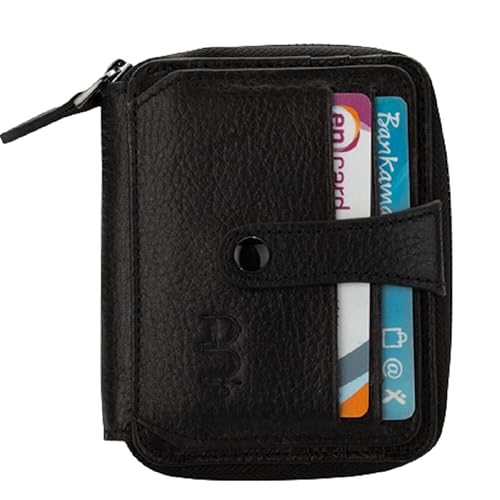 Ani Yuzuk Men's ZipFast Bi-Fold Wallet, Black von Anı Yüzük