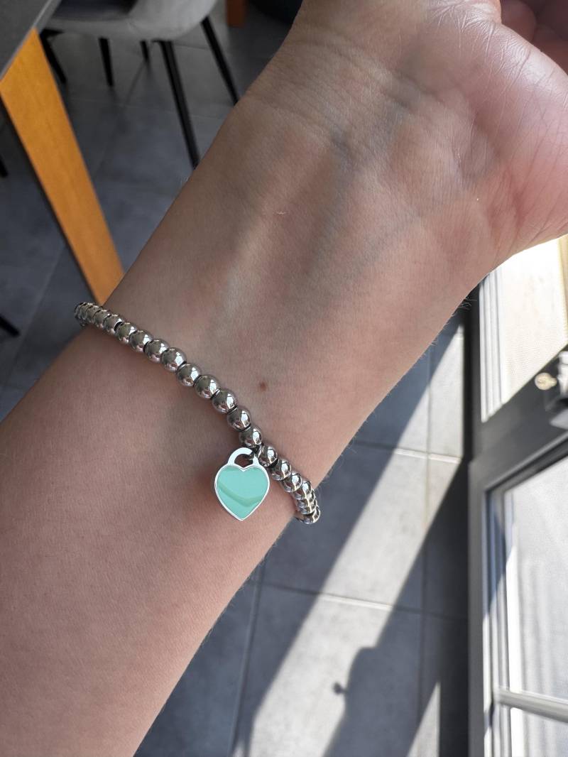 Basic Modern Style Herzform Edelstahl Überzogen 18K Vergoldet Armband von AniJewelShop