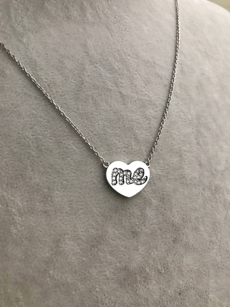 14K Herzhalskette Geburtsstein Und Ursprüngliche Birthstone Für Mama, Personalisierte Halskette von AniJewelryDesign