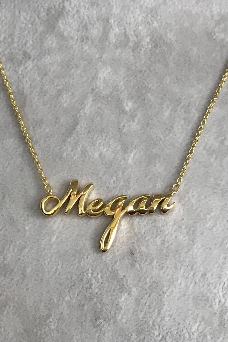 Namenskette Personalisiert, Personalisierte Namenskette, Zierliche Für Sie, Brautjungfer Tiny von AniJewelryDesign