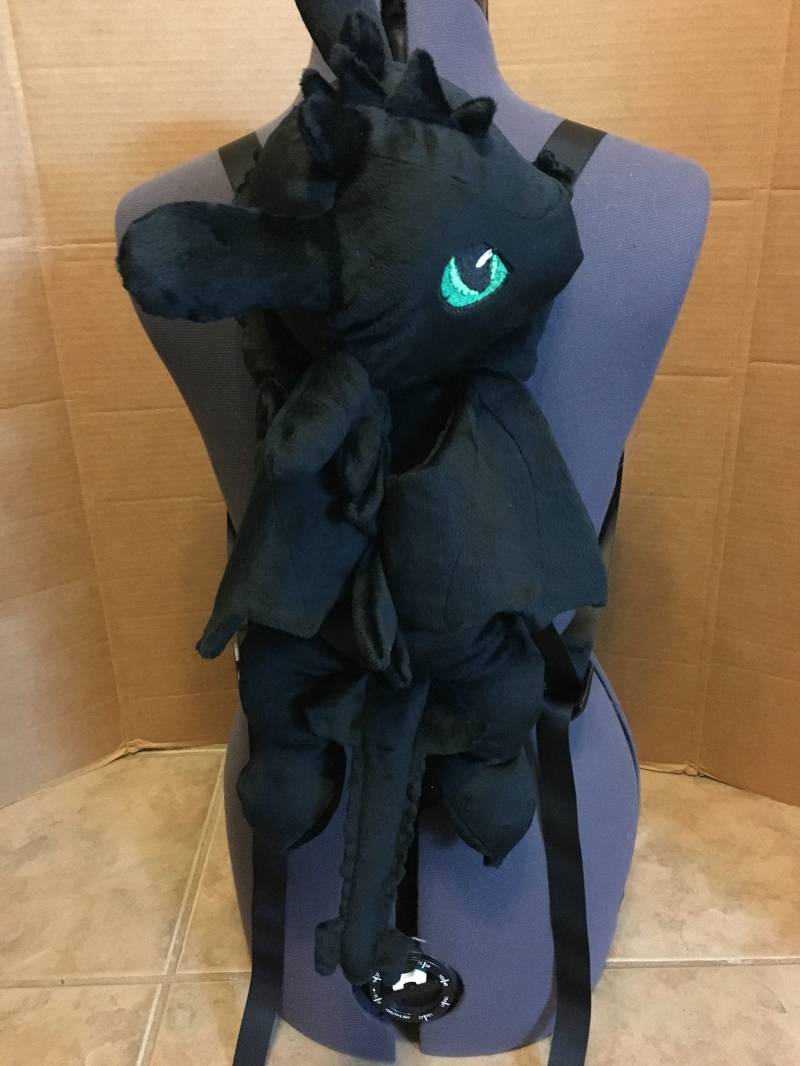 One Made Und Bereit Zu Versenden - Black Dragon Rucksack One Made Und Bereit Zu Versenden - Black Dragon Rucksack von AniPirates