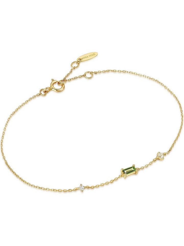 Ania Haie Armband Ania Haie Damen-Armband 585er Gelbgold Turmalin von Ania Haie