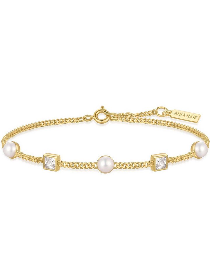 Ania Haie Armband Ania Haie Damen-Armband 925er Silber 2 Zirkonia von Ania Haie