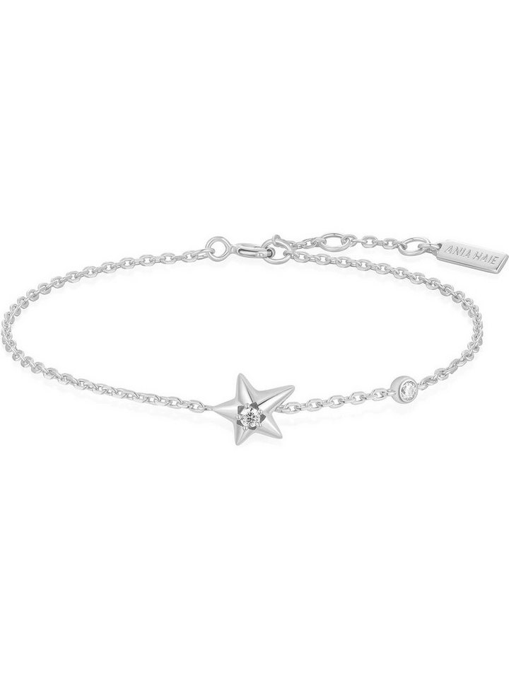 Ania Haie Armband Ania Haie Damen-Armband 925er Silber 2 Zirkonia von Ania Haie