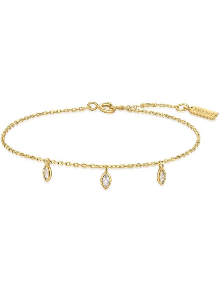 Ania Haie Armband Ania Haie Damen-Armband 925er Silber 3 Zirkonia von Ania Haie