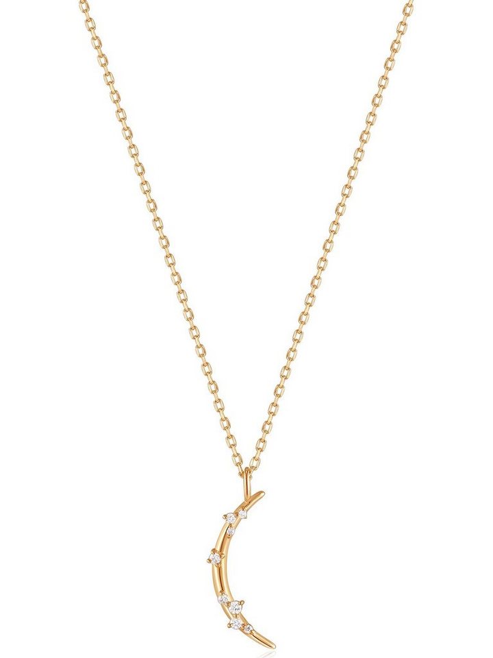 Ania Haie Collier Ania Haie Damen-Kette 585er Gelbgold Diamant Mond von Ania Haie