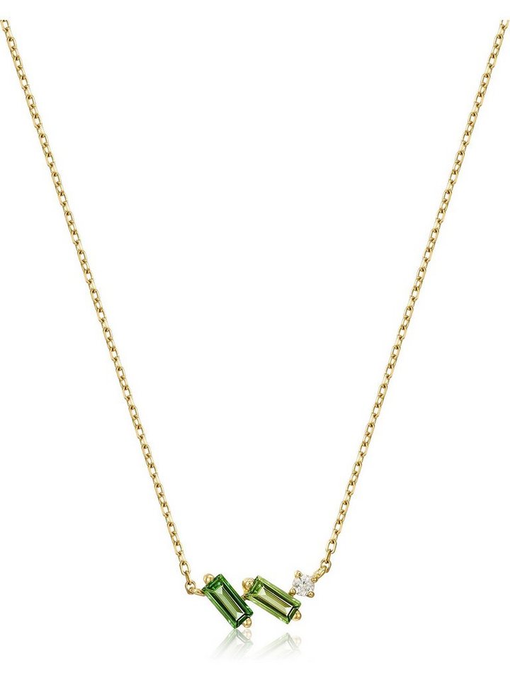 Ania Haie Collier Ania Haie Damen-Kette 585er Gelbgold Turmalin von Ania Haie