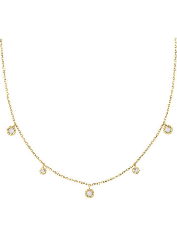 Ania Haie Collier Ania Haie Damen-Kette 925er Silber 2 Zirkonia von Ania Haie