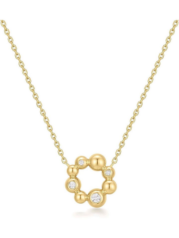 Ania Haie Collier Ania Haie Damen-Kette 925er Silber 4 Zirkonia von Ania Haie