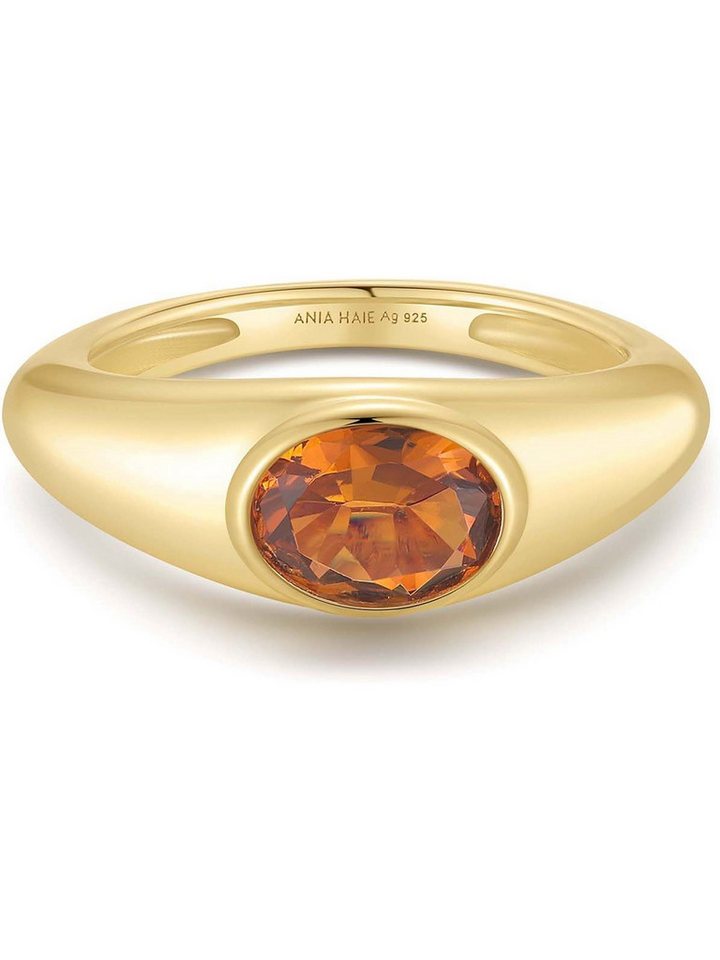 Ania Haie Fingerring Ania Haie Damen-Damenring 925er Silber 1 Stein, Stein von Ania Haie