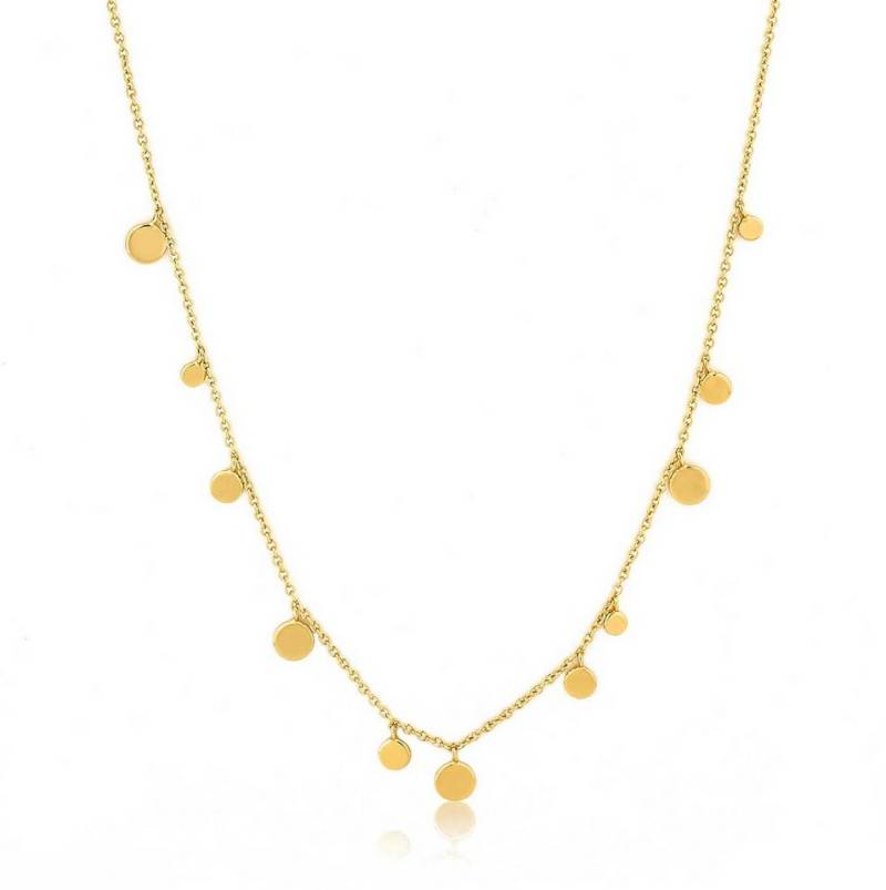 Ania Haie Gliederkette ANIA HAIE N005-01G Halskette mit kleinen Scheiben Anhängern von Ania Haie