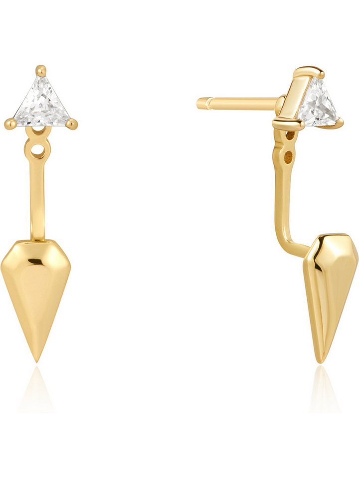 Ania Haie Paar Creolen Ania Haie Damen-Creolen 925er Silber (Paar), Sunshine Chaser von Ania Haie