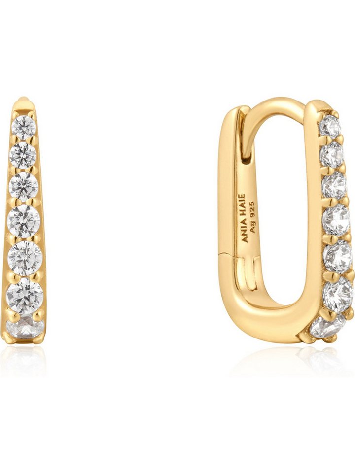 Ania Haie Paar Creolen Ania Haie Damen-Creolen 925er Silber (Paar), Sunshine Chaser von Ania Haie