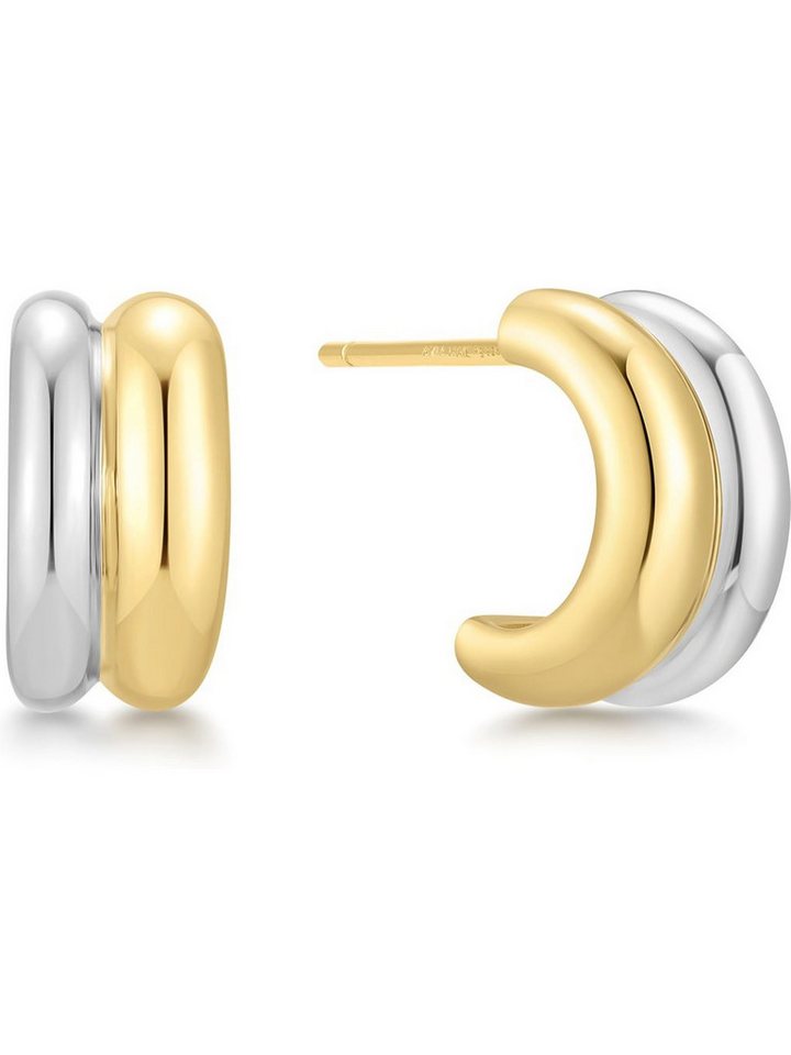 Ania Haie Paar Creolen Ania Haie Damen-Creolen 925er Silber (Paar) von Ania Haie