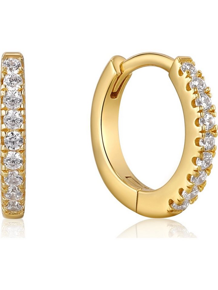 Ania Haie Paar Creolen Ania Haie Damen-Creolen 925er Silber Zirkonia (Paar), Ear Edit von Ania Haie