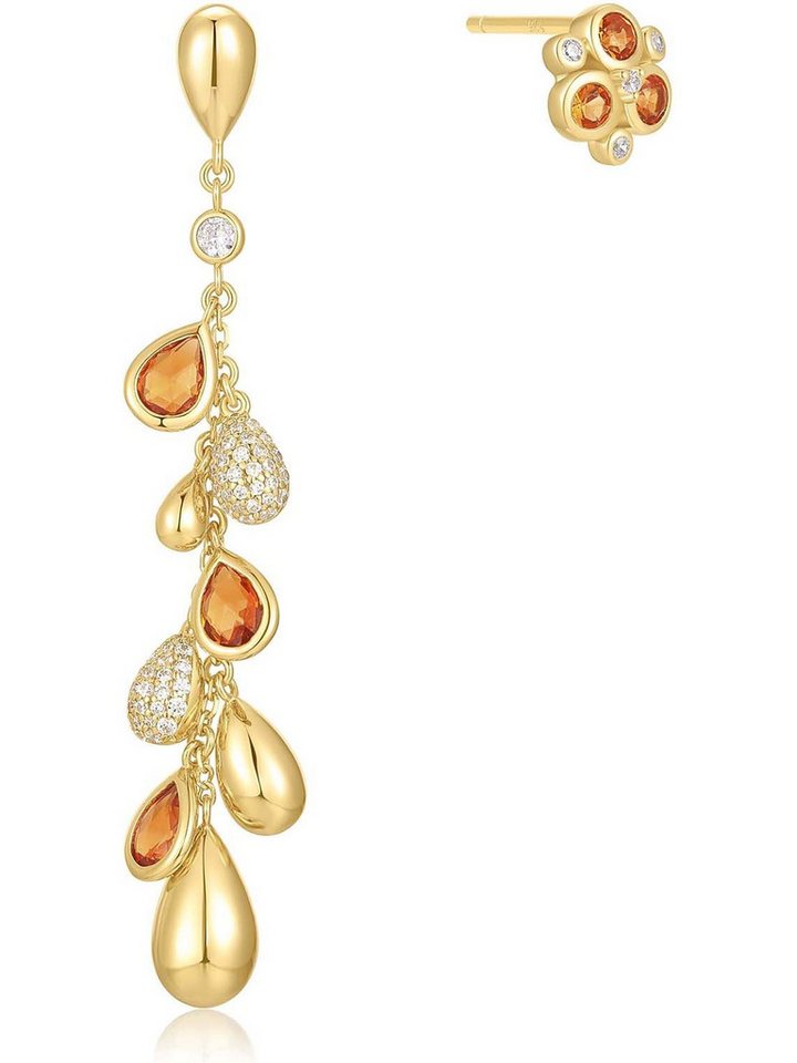 Ania Haie Paar Ohrhänger Ania Haie Damen-Ohrhänger 925er Silber Zirkonia von Ania Haie