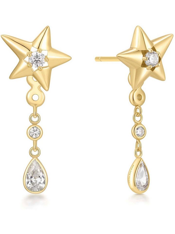 Ania Haie Paar Ohrhänger Ania Haie Damen-Ohrhänger 925er Silber Zirkonia von Ania Haie