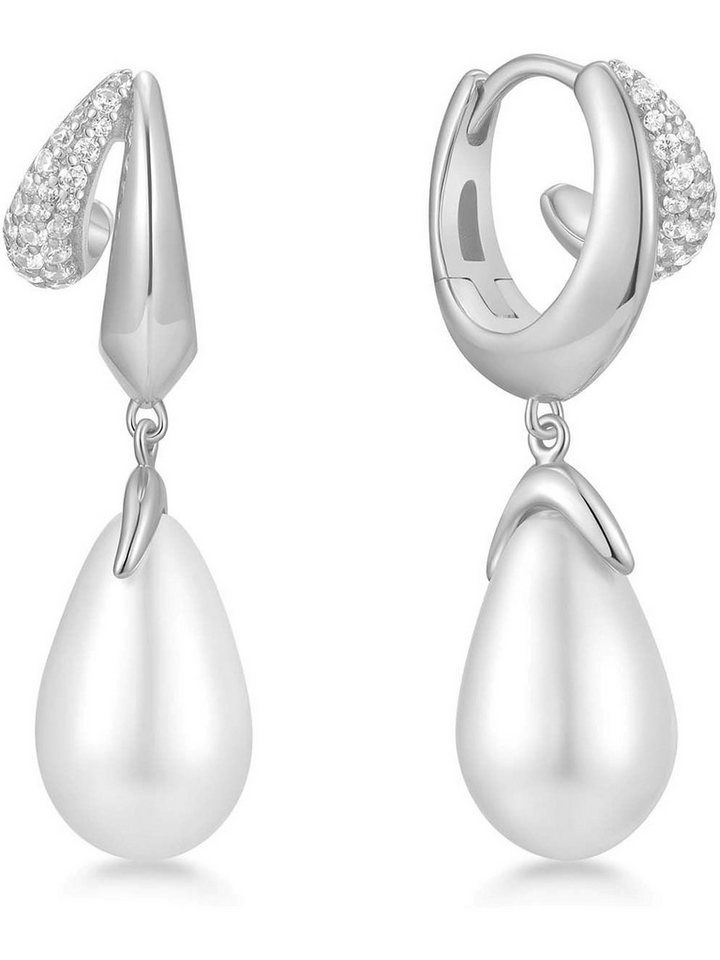 Ania Haie Paar Ohrhänger Ania Haie Damen-Ohrhänger 925er Silber Zirkonia von Ania Haie