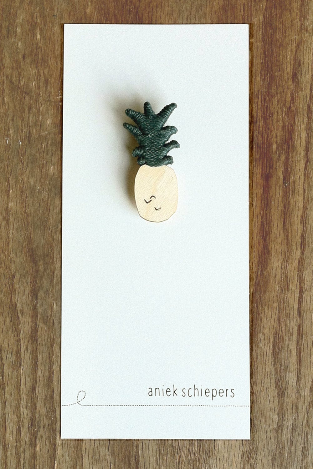 Ananas-Brosche von AniekSchiepers