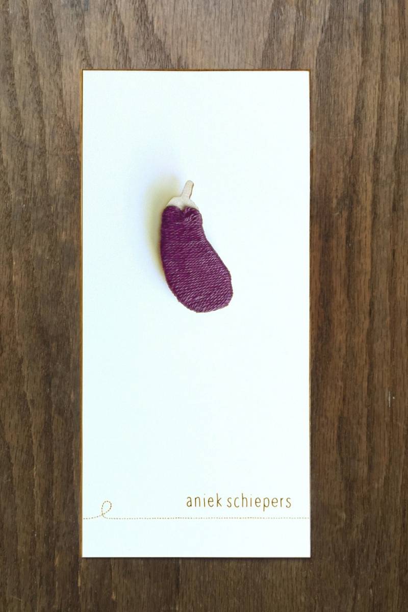 Auberginenbrosche von AniekSchiepers