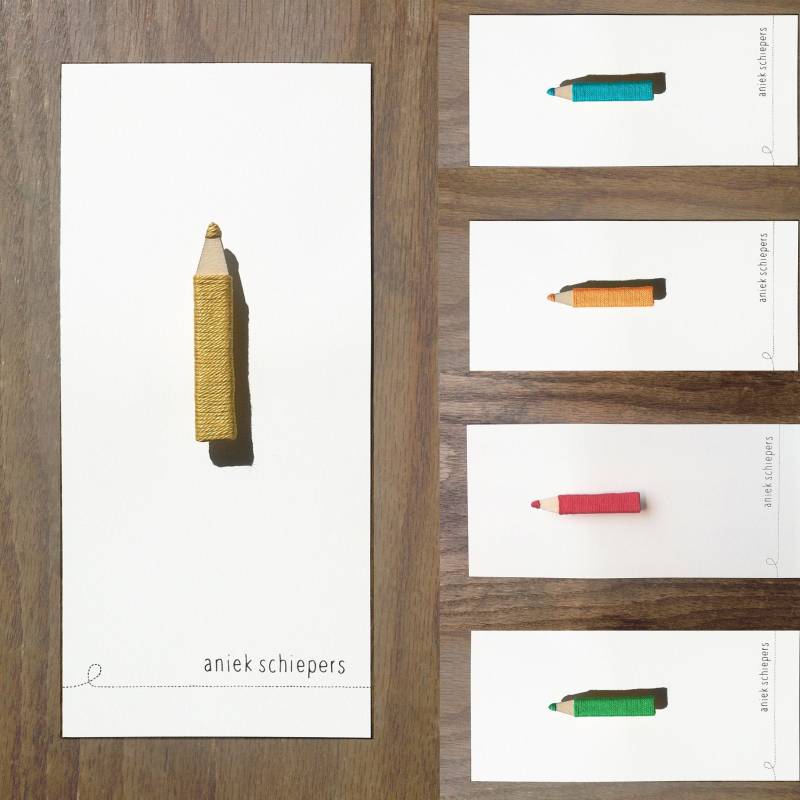 Bleistiftbrosche von AniekSchiepers