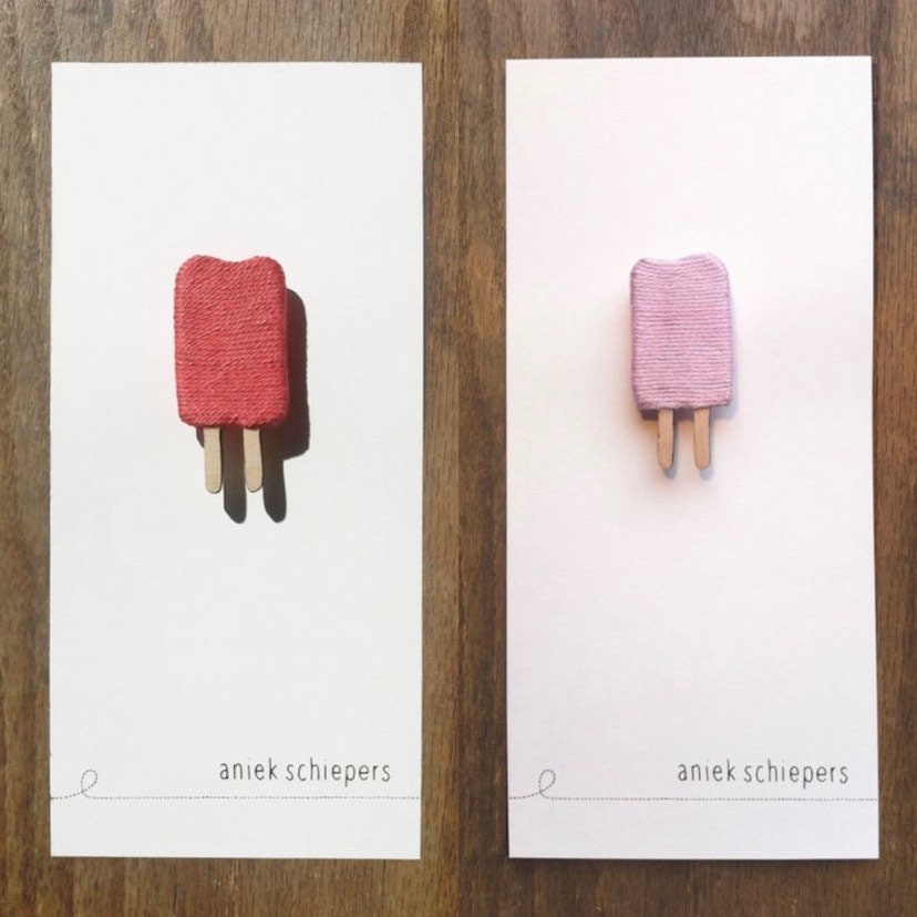 Eis Am Stiel-Brosche von AniekSchiepers