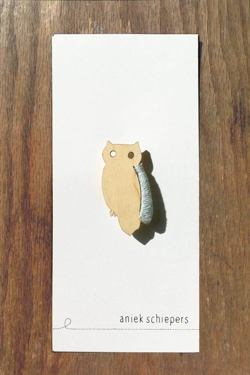 Eulenbrosche von AniekSchiepers