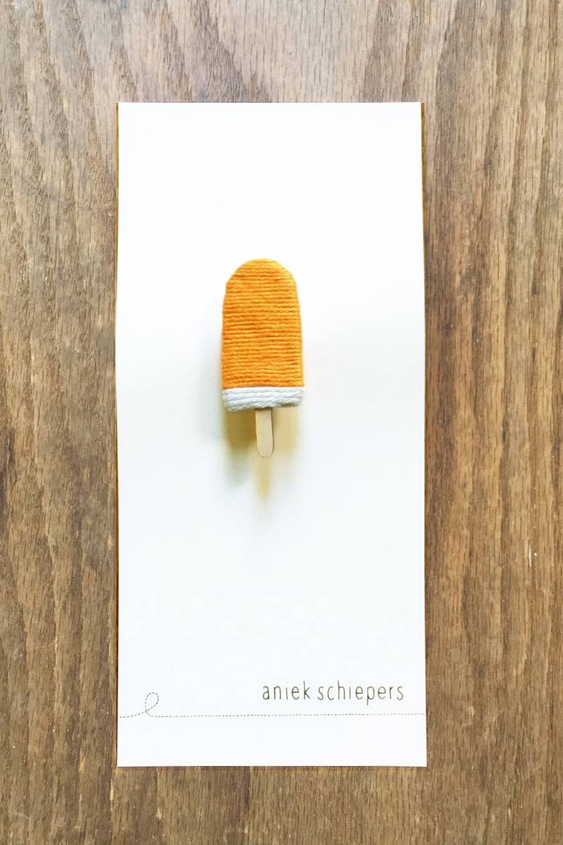 Geteilte Eis Am Stiel-Brosche von AniekSchiepers