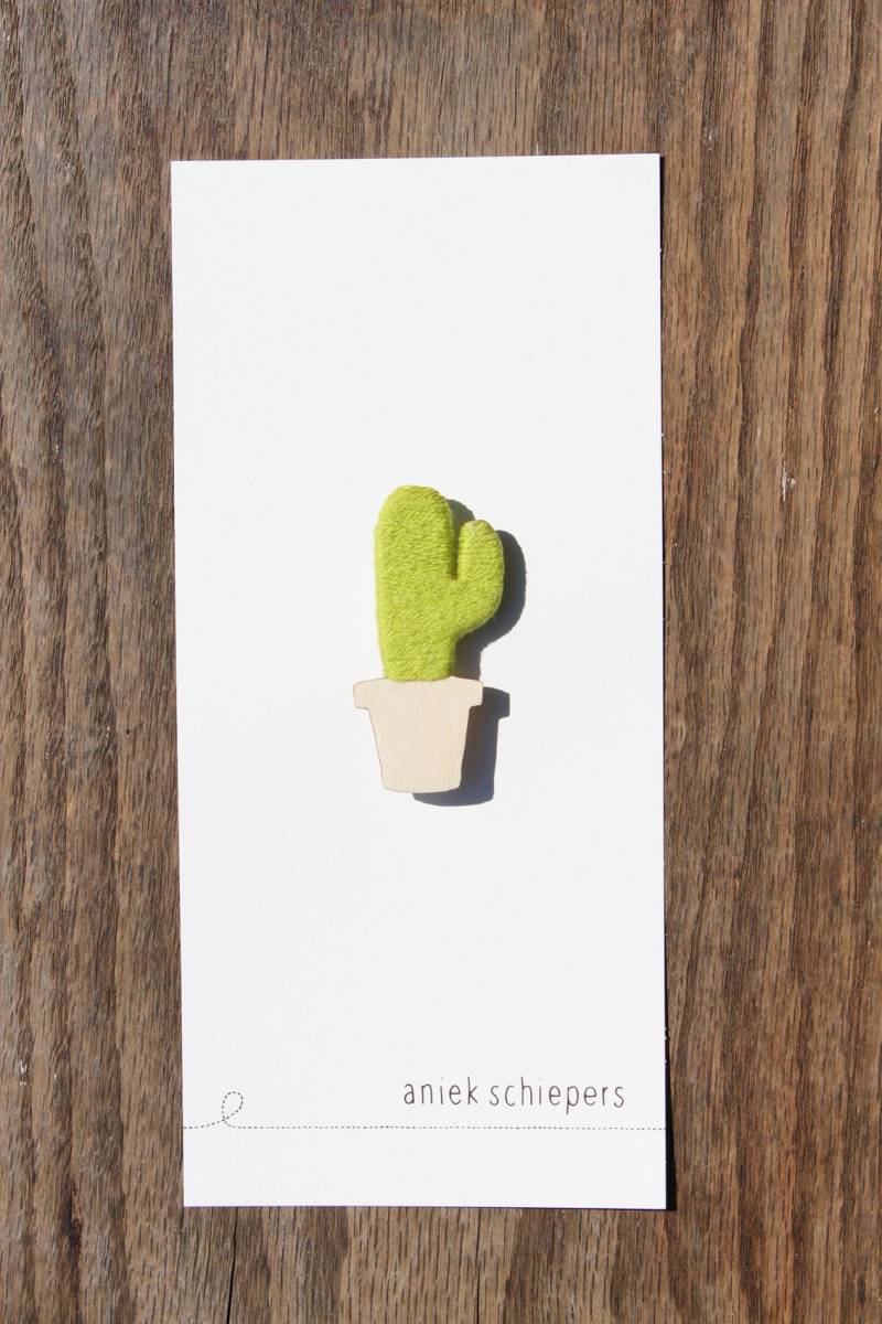 Kaktusbrosche 01 von AniekSchiepers