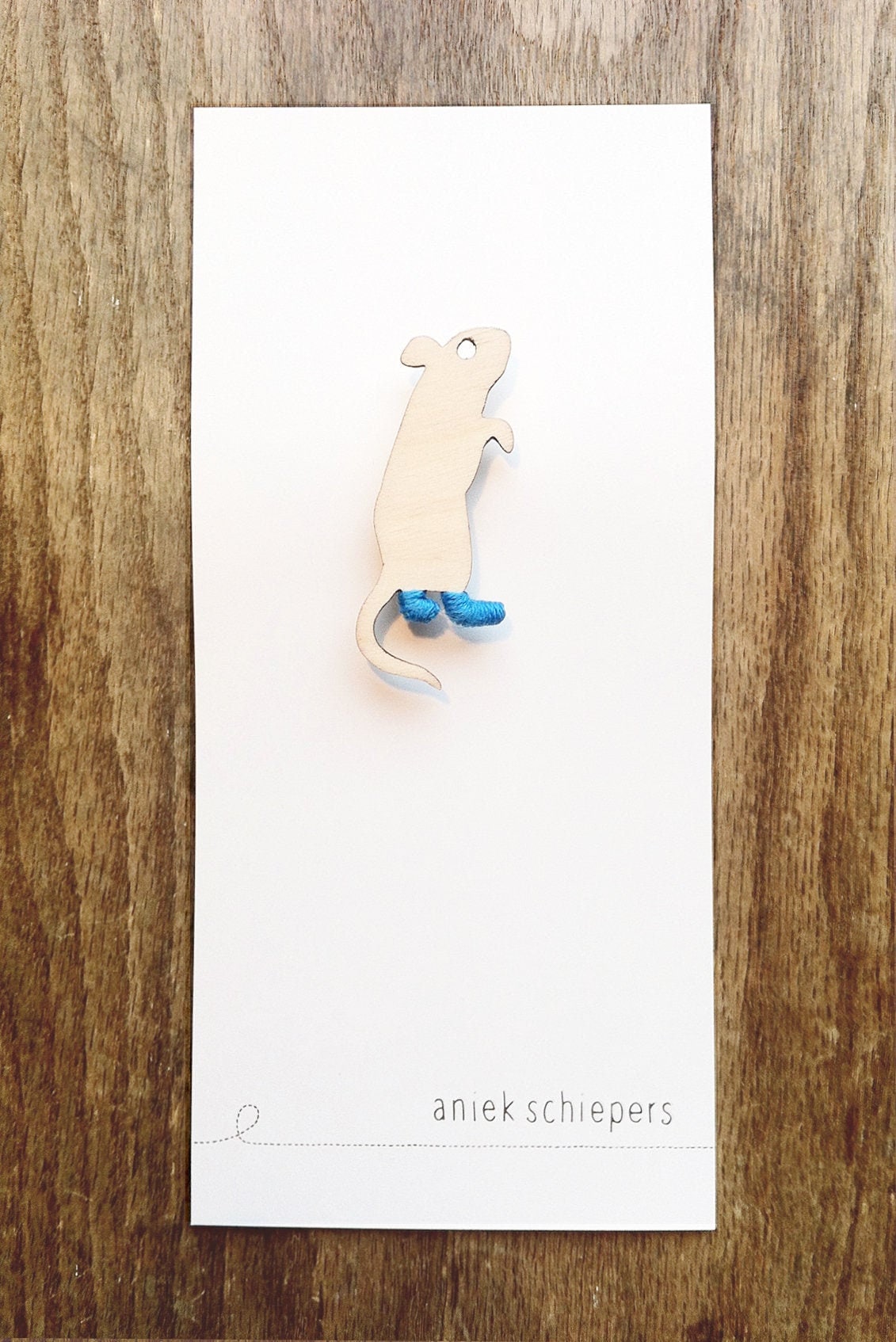 Maus-Brosche von AniekSchiepers